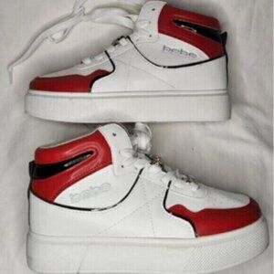 Bebe High Top platform Sneakers NWT Women’s sz 10
